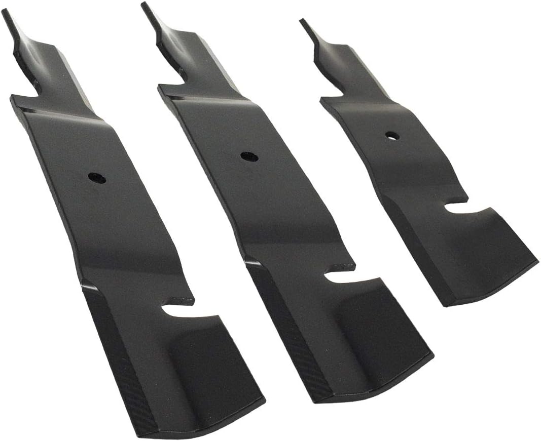 Combo Blade Set of 3, (2) 18" OEM 320241 & (1) 15" OEM 320248, Extreme High-Lift Lawn Mower Blades, Marbain Steel Blades, for All 48" Grasshopper Duramax Decks, OEM Yard Mowing Replacement Part