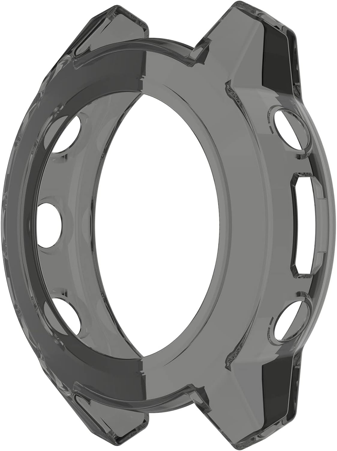 case shell compatible with garmin descent g1 disscool soft anti drop tpu transparent protective case cover for man woman smartwatch accessoriesblack