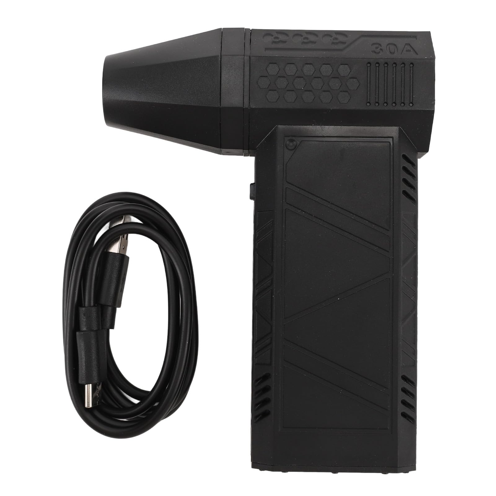 Muiltvoe Powerful 130,000rpm Cordless Air Duster with 4000mAh Battery for Computer, Keyboard, Car, Household Cleaning, Jet Dry Blower, Comfortable to Hold (Gray)