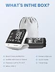 IMDK Blood Pressure Monitors - Arm Blood Pressure Monitors for Home Use, Accuracy of ±3 mmHg, Cuff '8.7-16.5' inch Adjustable, Hypertension Management APP for iOS & Android