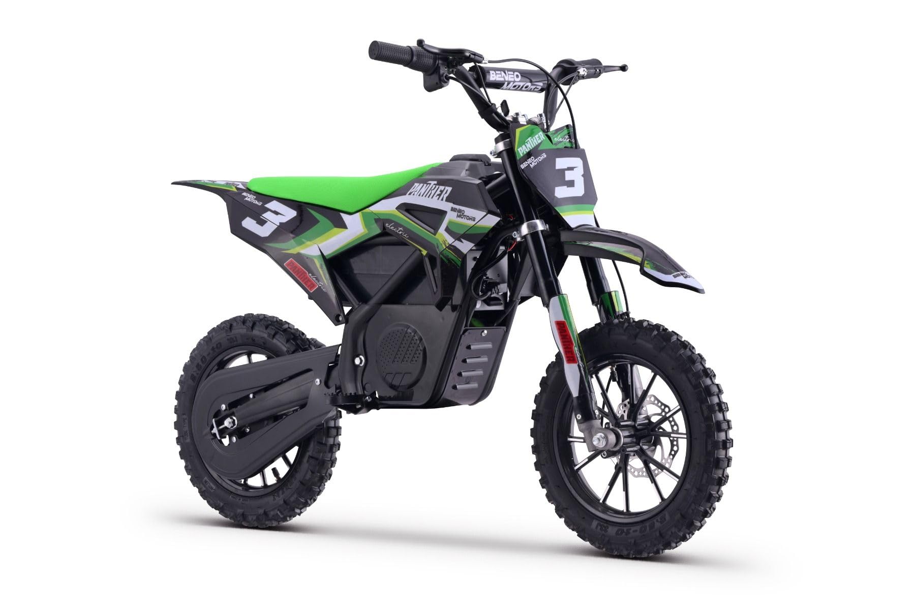 Elektrisches Dirtbike für Kinder Beneo Motors Panther Grün – 550W