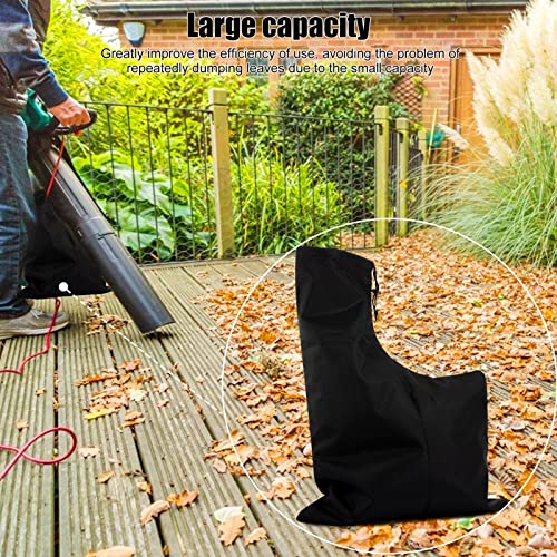 Waterproof Leaf Blower Bag, 420D Oxford Cloth Leaf Blower, Vacuum Zippered Bottom Dump Bag, Compatible with Most Blowers Rakes and Vacuum Leaf Blowers, for Home Yard Garden Use - Image 3