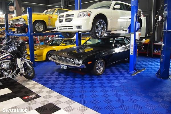 Swisstrax Ribtrax PRO Garage Floor Tiles, 15.75", Royal Blue, 24-Pack by Swisstrax - Image 8