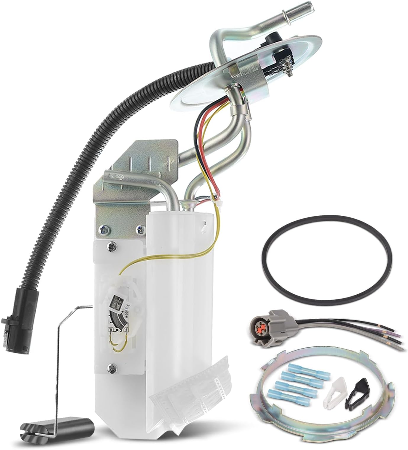 YHTAUTO Fuel Pump Compatible with Ford F-150 F-250 1992-1996, F-250 HD 1997, F-350/F-Super Duty 1992-1997 (with 18 Gallon Steel Tank), Electric Fuel Pump Assembly with Sending Unit