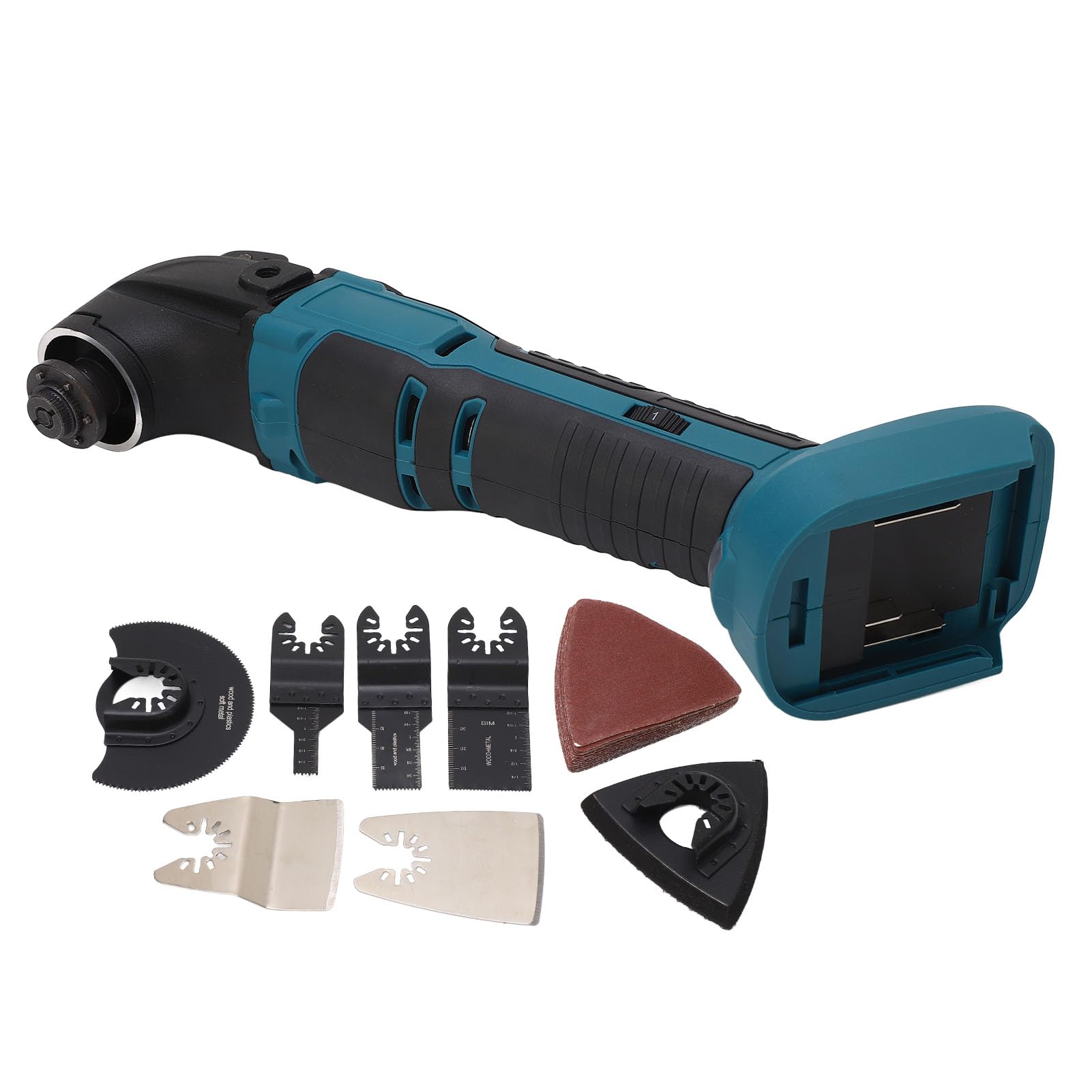Haofy Sierra Multiherramienta Oscilante Versátil con 6 Configuraciones de Velocidad para Baterías BL1830 BL1840, ángulo de Ajustable para Artesanos Profesionales