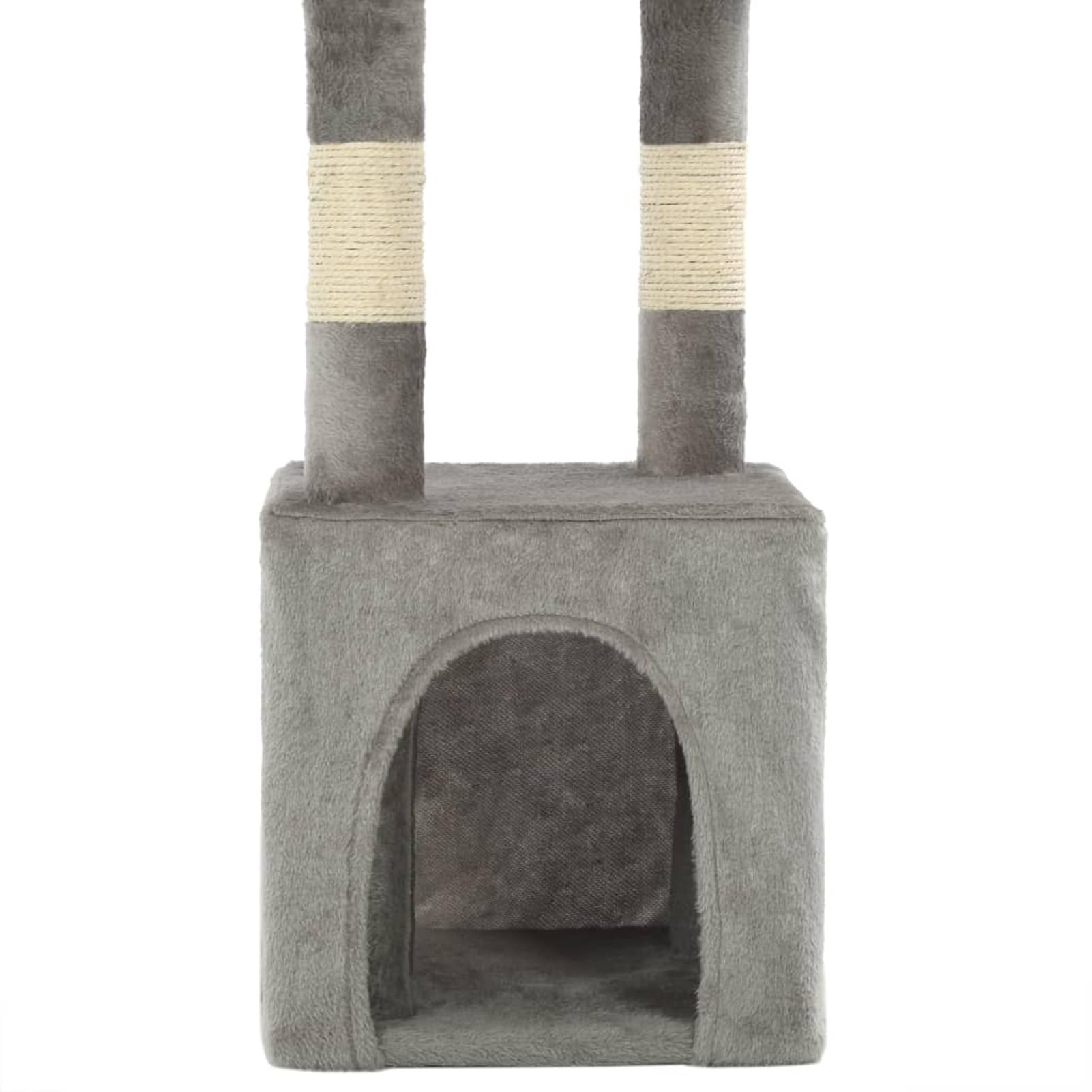 ShGaxin Rascador para Gatos con Postes rascadores de sisal, Arbol para Gatos, Gatos Accesorios, Arranhador para Gatos, Arbol Rascador Gatos, 109 cm Gris