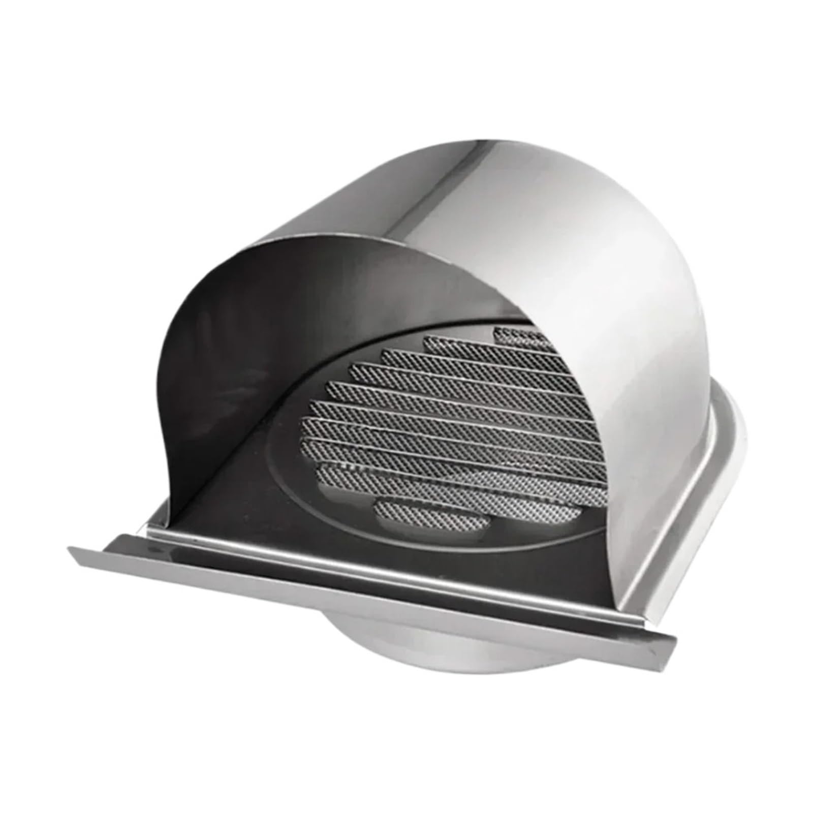 2pcs Stainless Steel Air Vent Cover Wall Extract Valve Grille Ducting Ventilation Outlet for Ventilation(150mm)