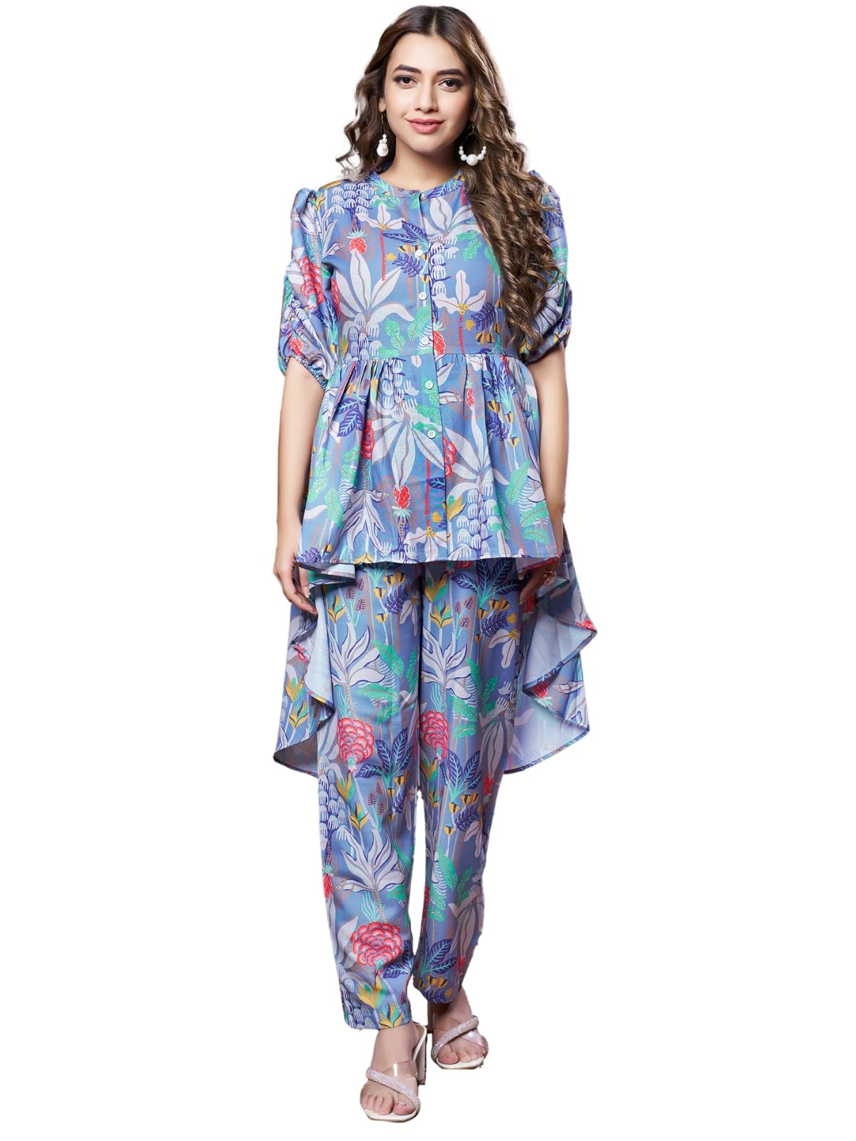 GRECIILOOKSCo Ord Set for Women | Co Ord Set for Women Stylish | Kurta Set for Women | Kurta Set | Ethnic Co Ord Set for Women | 3/4 Sleeve Women Co-ord set