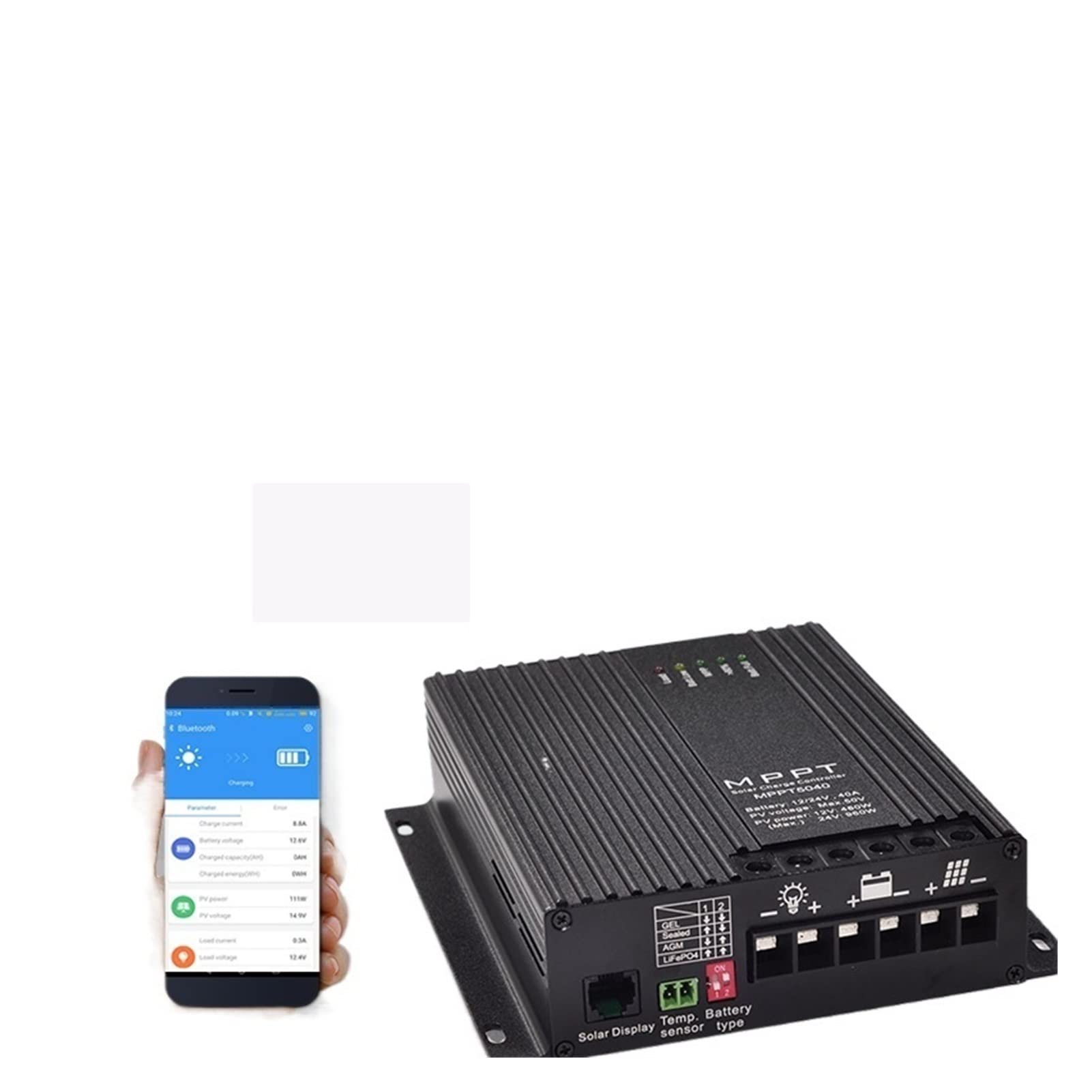 Regolatore di carica solare, Regolatore Di Scarica Bluetooth Per Carica Solare MPPT