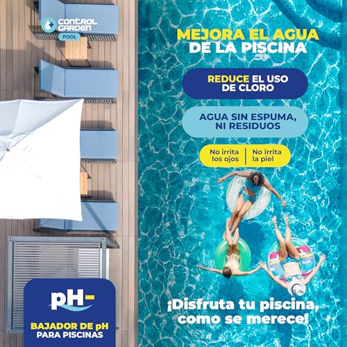 Miniatura 3 de Control Garden Bajador Ph Piscinas Granulado 2 Kg Reductor Ph- Piscina Interior Y Exterior Minorador Sólido - Súper Concentrado Pool Regulador De Poliester, Liner Y Electrólisis Salina
