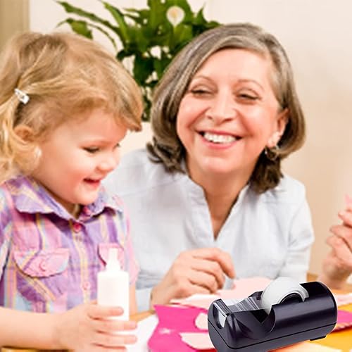 Miniatura 4 de 24 rollos de cinta transparente, repuestos de cinta transparente para dispensador, lágrima a mano, rollo de repuesto de cinta transparente de 34