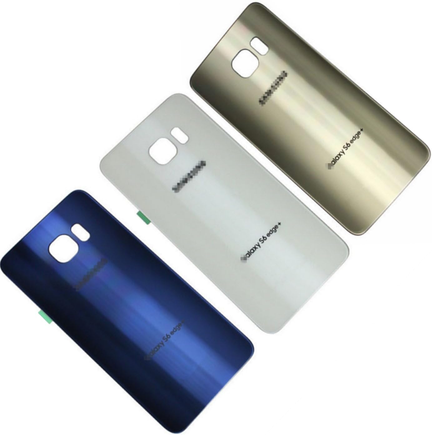 New OEM Original Back Housing Repair Battery Door Cover for Samsung Galaxy S6 Edge+ Plus with Back Adhesive (White)