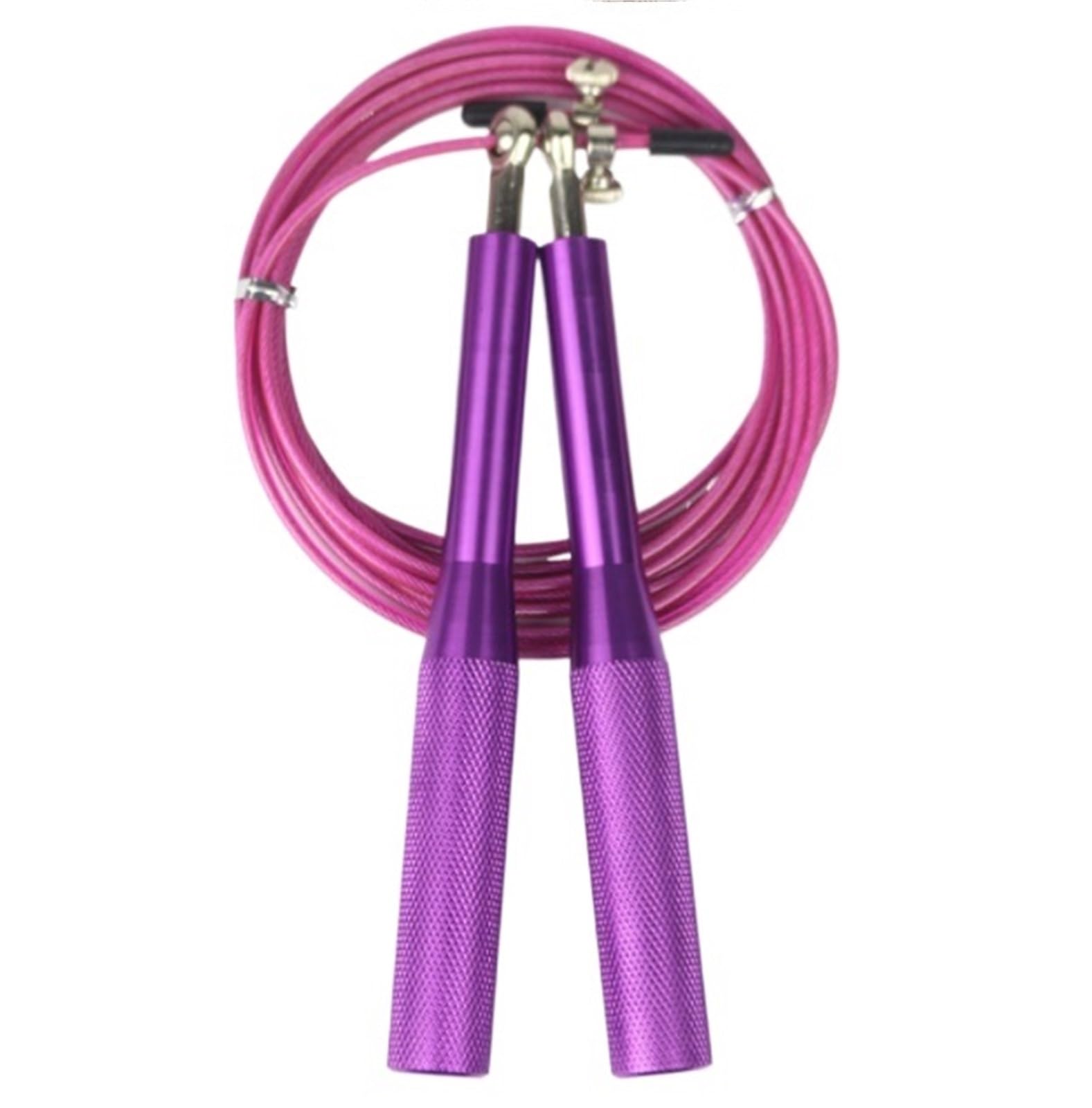 Cuerda para Saltar La Cuerda For Saltar De Alambre Alta Velocidad For Hombres Y Mujeres Es Adecuada For Hacer Ejercicio Moldear El Cuerpo Fitness(Purple)