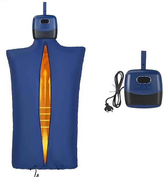 clothes dryer machine,600W portable dryer with timer,PTC heating 360° hot air circulatio technology,temperature adjustable 55℃/65℃,max 15kg for business travel, dormitories, apartments, hotels - 1