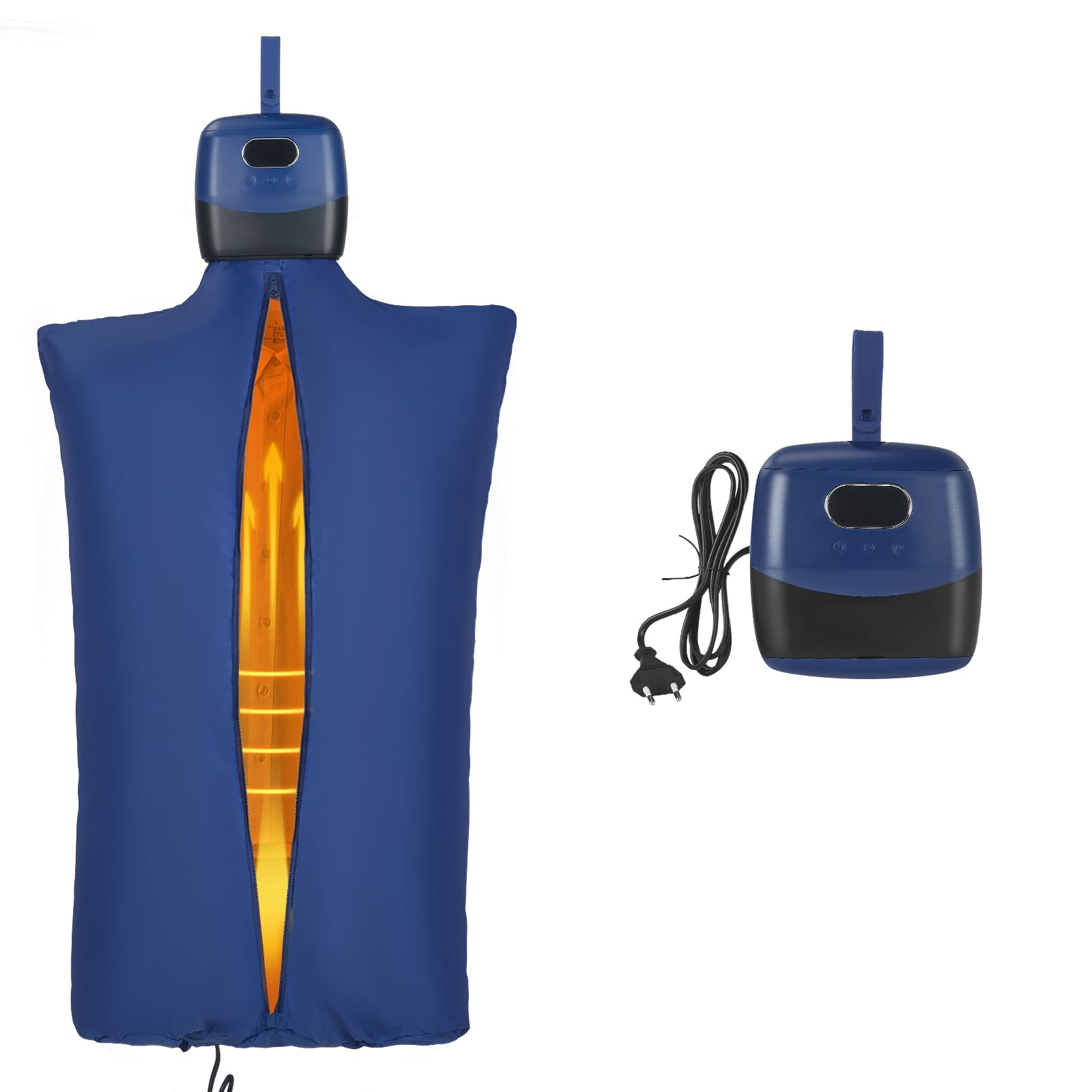 clothes dryer machine,600W portable dryer with timer,PTC heating 360° hot air circulatio technology,temperature adjustable 55℃/65℃,max 15kg for business travel, dormitories, apartments, hotels