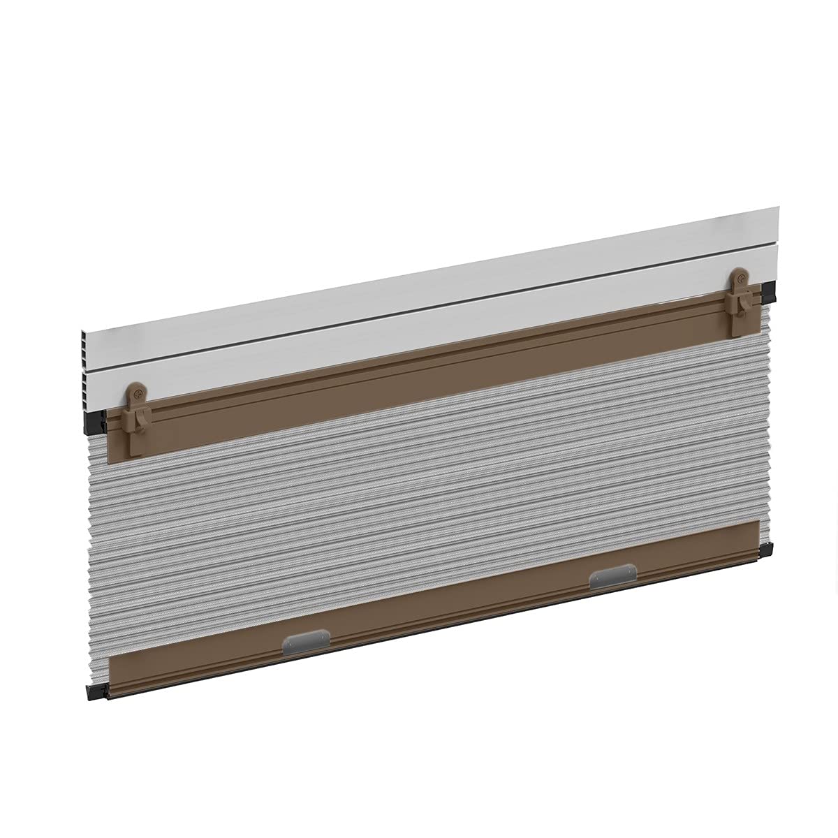 MEDAL Zanzariera Plissettata Marrone 160x130 cm per Protezione Efficace contro Insetti in Ambienti Esterni - 4