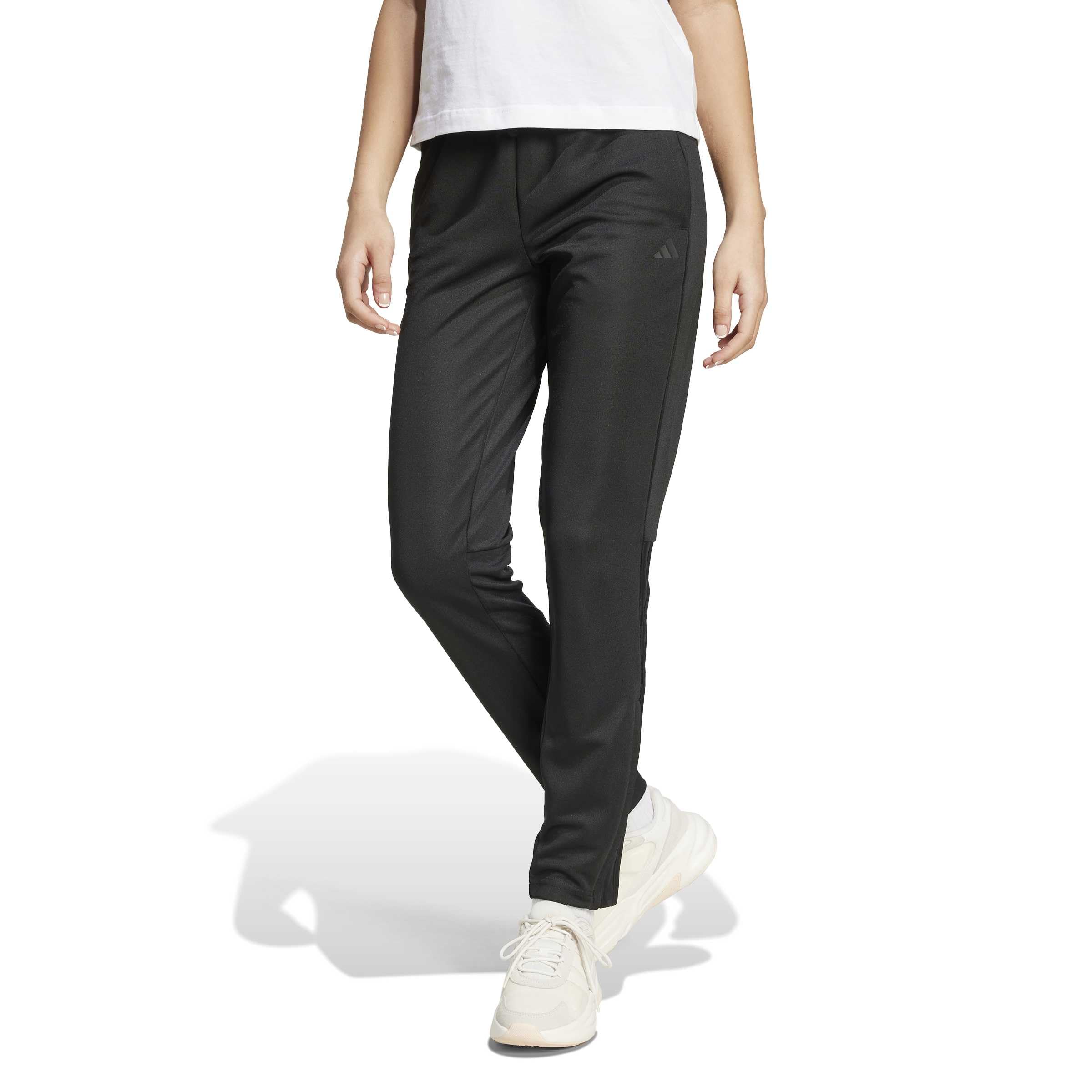 adidas Damskie spodnie treningowe Sereno Cut 3-Stripes Slim Tapered, czarne, M, czarny, M