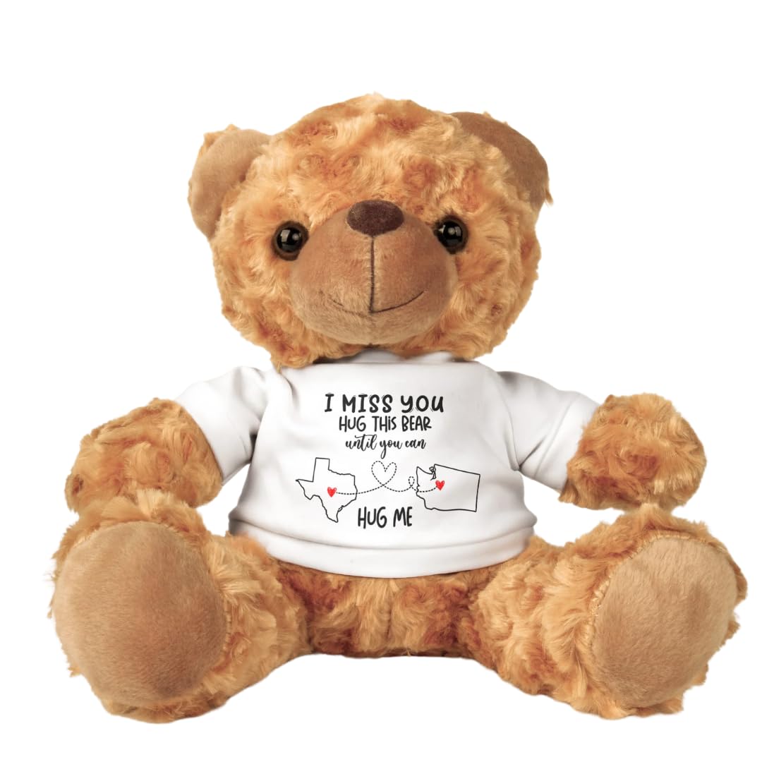 Amazon.com: Hug This Bear Until You Can Hug Me - Teddy Bear With