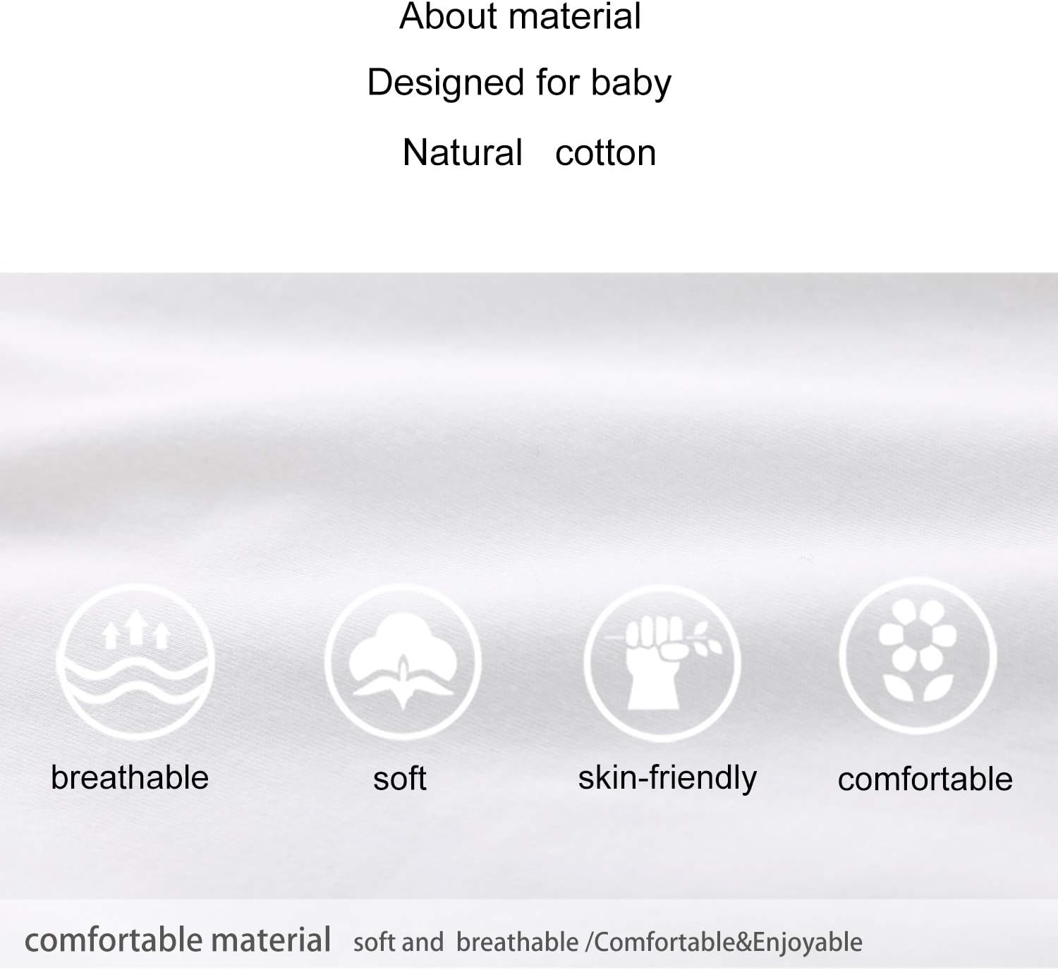 pureborn Baby Romper Bodysuits 2-Pack Unisex Soft Cotton One-Piece Outfit for Infant Boys Girls 0-24 Months - Image 5