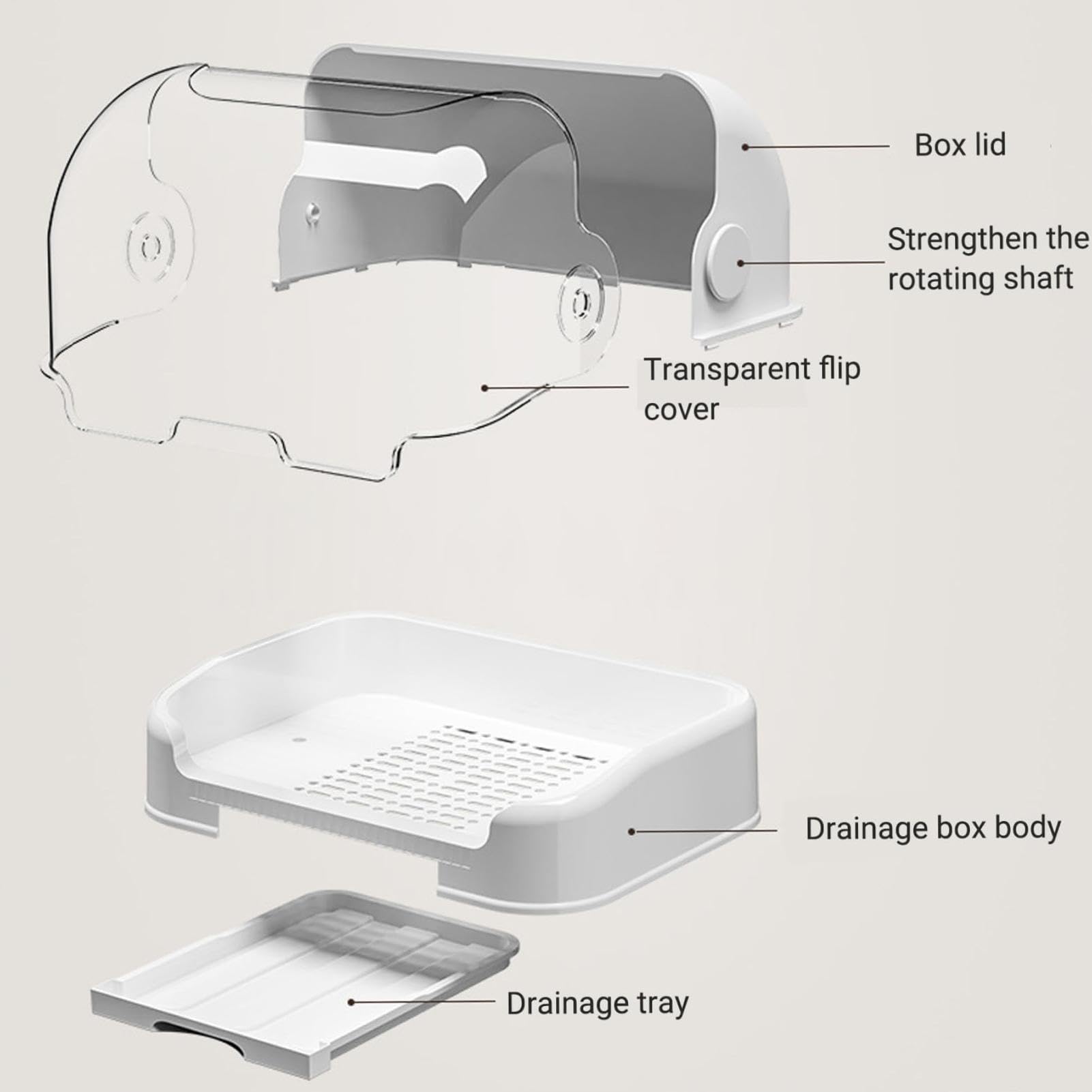 Générique Organisateur De Biberons - Range Biberon Comptoir avec Plateau Égouttoir | Rangement Portable pour Maison Voyage Crèche
