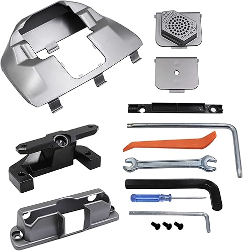 Miniatura 3 de LOSTAR Soporte giratorio de pantalla para consola central de navegación, soporte giratorio de pantalla plateada original para Tesla Model 3 e Y