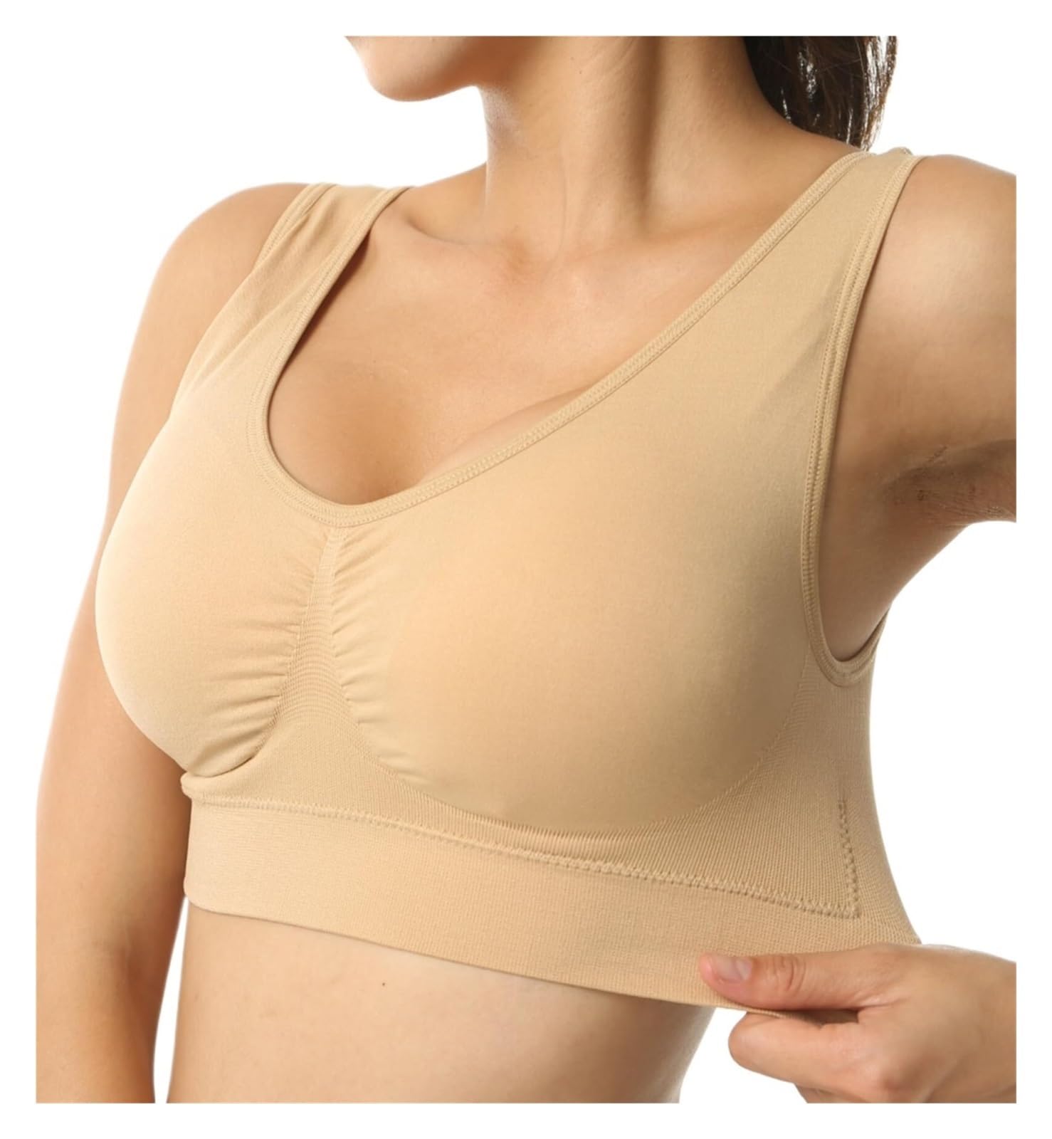 Reggiseno Sportivo Donna Reggiseno Sportivo Da Donna Fitness Corsa Yoga Reggiseno Elasticizzato Traspirante E Confortevole Senza Cuciture Comfort Reggiseno Sportivo(A,Large)