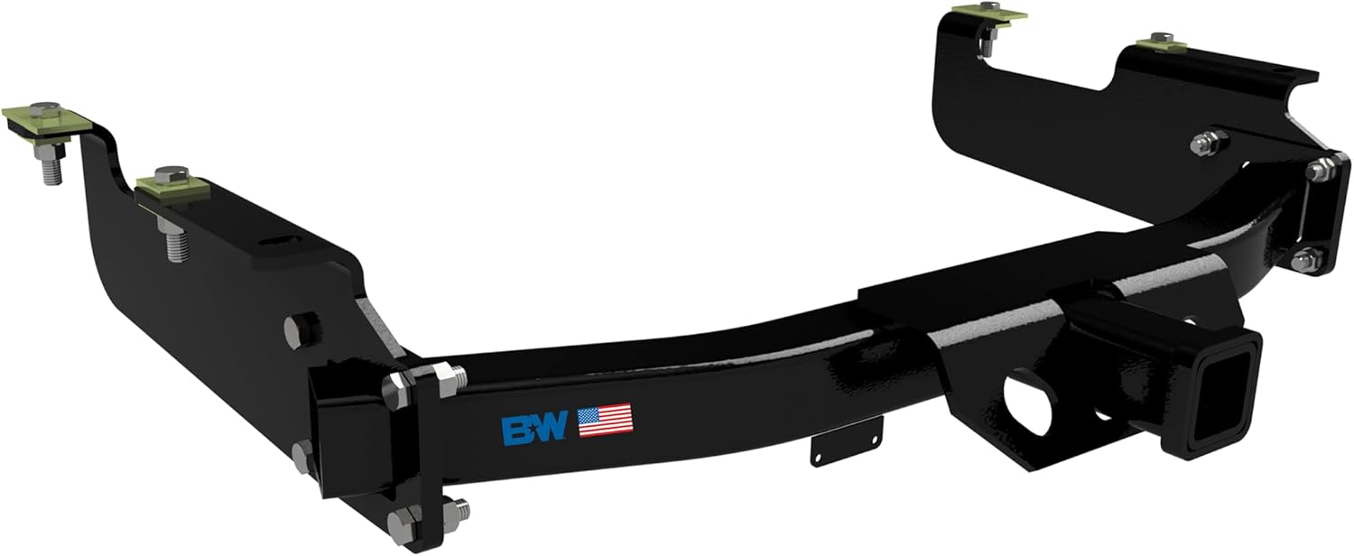 B&W Trailer Hitches Heavy-Duty Receiver Hitch – HDRH25189 - Compatible with 2001-2010 Chevrolet/GMC 2500 & 3500 Heavy Duty Long Bed Trucks with Factory Bumper