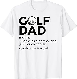 Funny Golf Dad Definition Golfing For Golfers Par Tee Dad T-Shirt