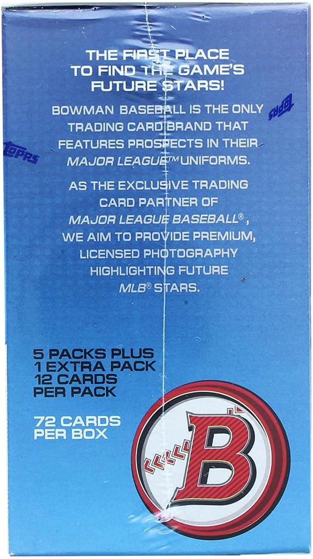 2021 Bowman Baseball 6-Pack Blaster Box Factory Sealed (72 cards per box)