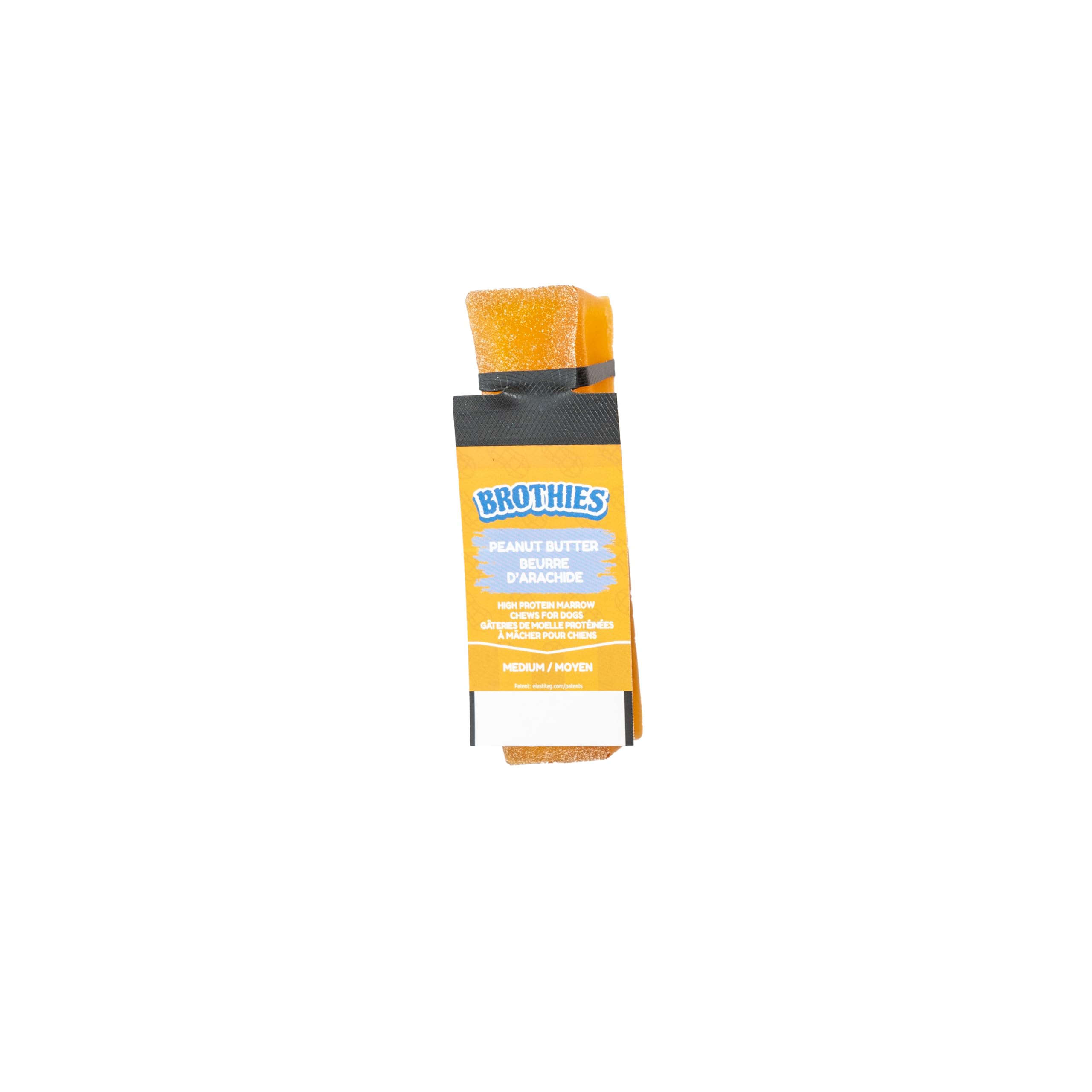 Brothies Bone Broth Chews for Dogs (Medium, Peanut Butter)