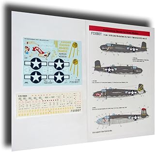 Foxbot 72-039 - 1/72 - North American B-25G/J Mitchell (Late) Pin-Up Nose Art and Stencils Part # 5