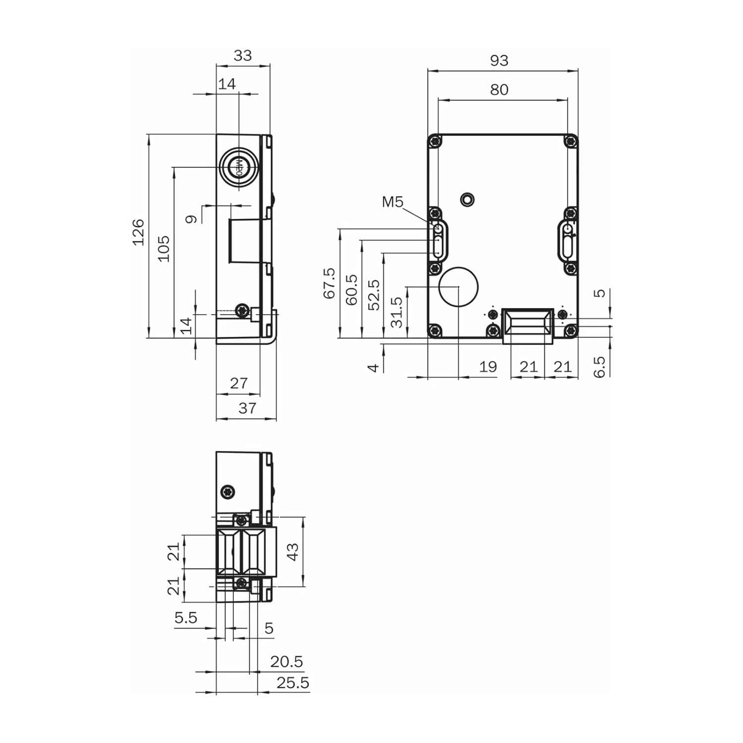 Safety Switches I200-E0323 6026140 Interlock Switch