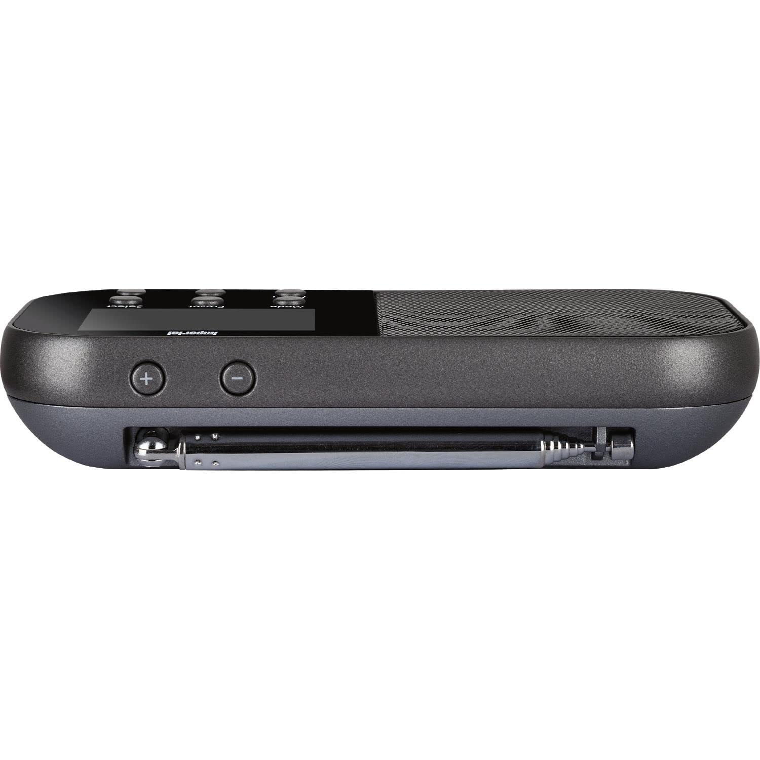 IMPERIAL DABMAN 15 – Tragbares DAB+ Radio (Farbdisplay, 2 Weckzeiten, Sleep-Timer, integrierter Akku) – Schwarz