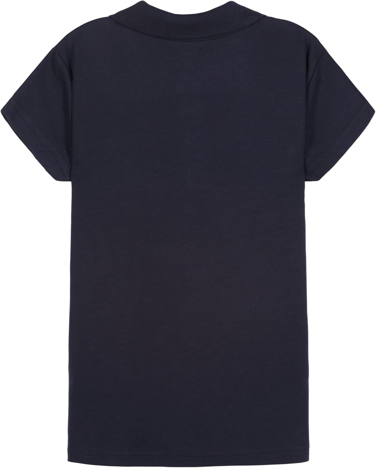 Izod Girls School Uniform Adaptive Short Sleeve Polo Shirt, Velcro Closure & Faux Buttons, Comfortable Interlock Fabric - Image 2