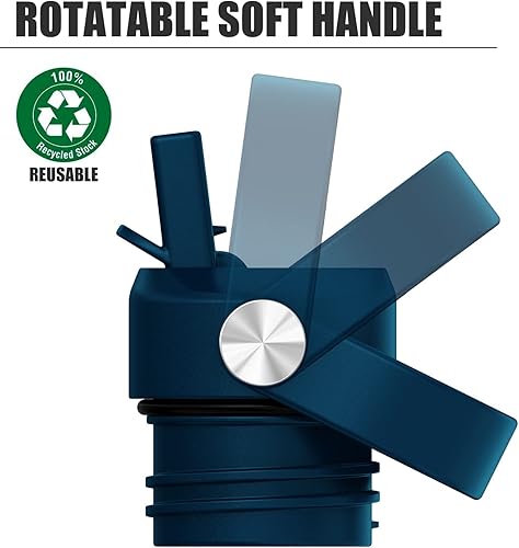 Miniatura 9 de Tapa de popote de boca estándar para Hydroflask de 24, 21, 18 onzas, tapa con pajitas para Hydro Flask y otras botellas de agua, accesorios de