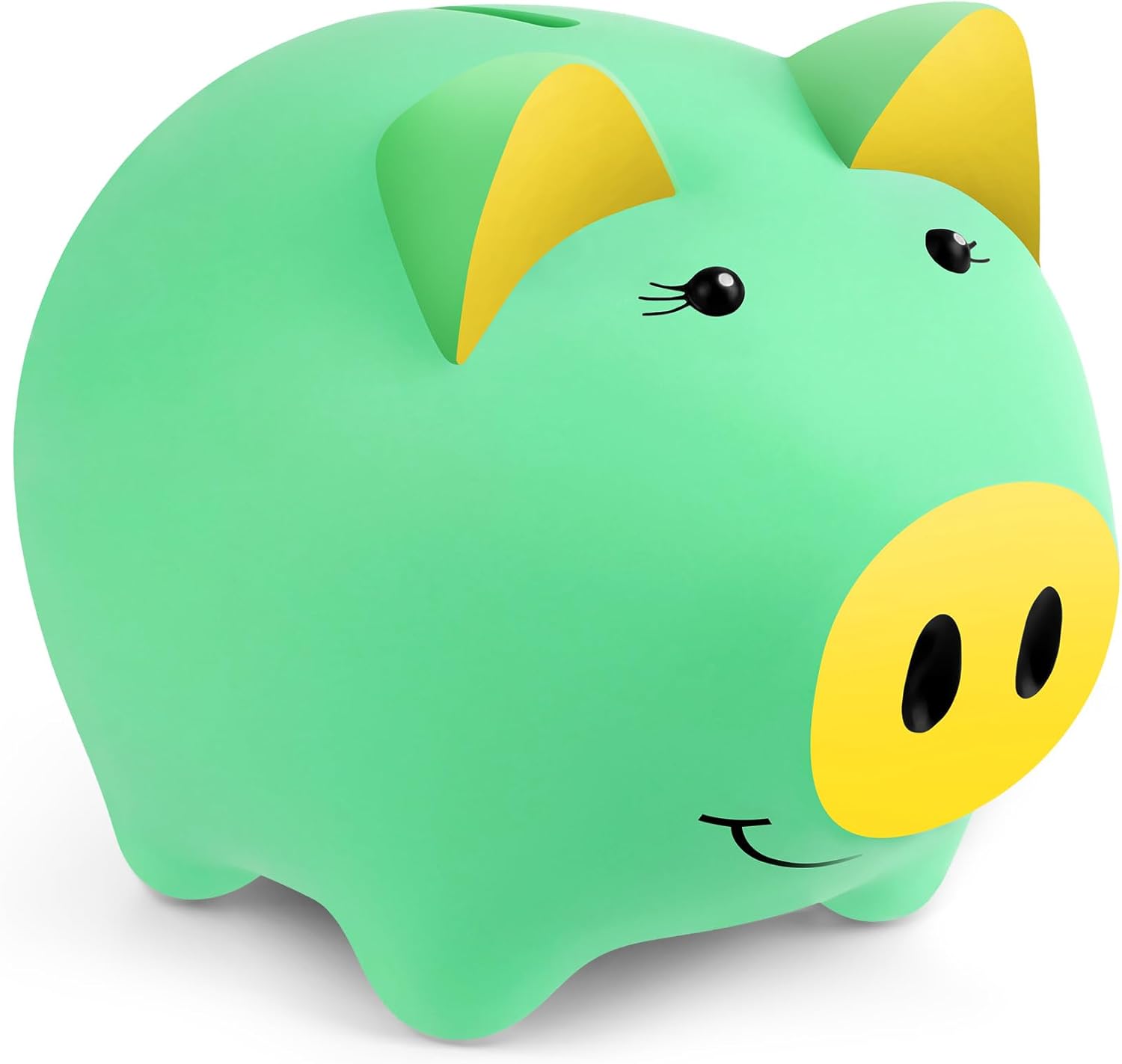 Laebuild Piggy Bank for Boys, Plastic Piggy Bank Girls Toy