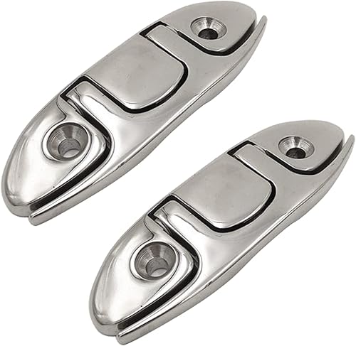 Miniatura 5 de Tacos plegables para barcos de 4-12 pulgadas, de acero inoxidable, para lancha abatible (paquete de 2)