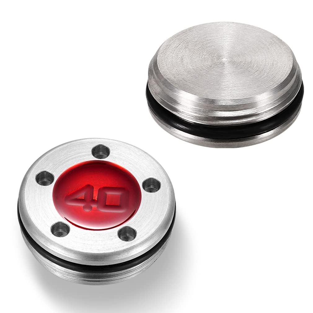 ROYMADE 5 g/10 g/15 g/20 g/25 g/30 g/35 g/40 g, 1 par (2 unidades) de pesas de palo de golf para putters Scotty Cameron accesorios de golf (color rojo, 2 unidades de 40 g)