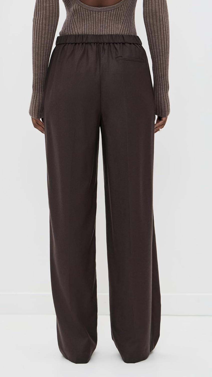 Theory Women's Wide Pull On Pants - Image 4