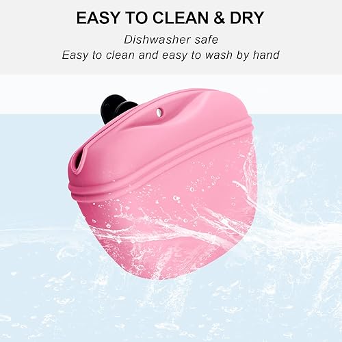 Left&Right Dog Clicker Training Kit,Silicone Dog — top-down angle highlighting key features