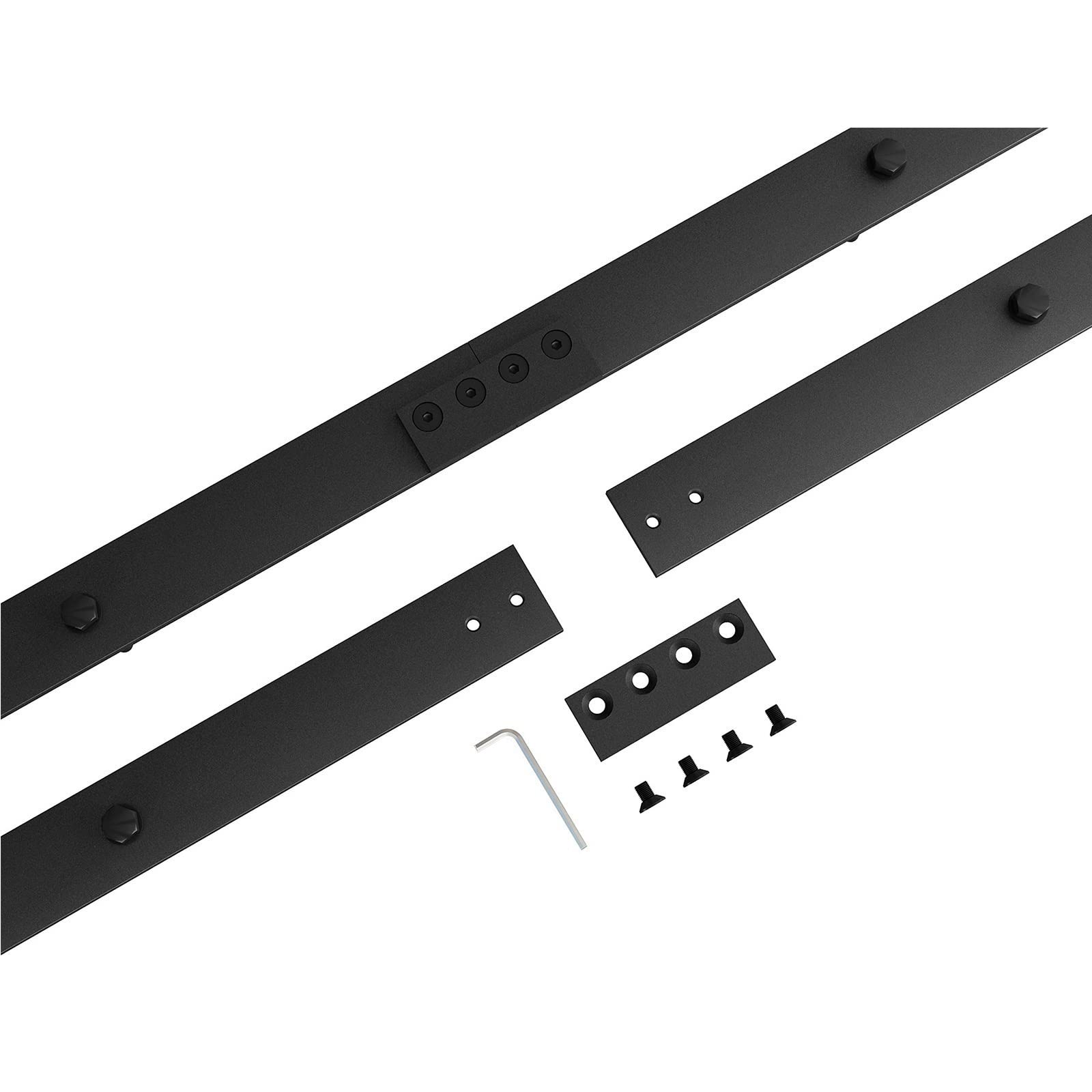 Kit di Ferramenta Scala della Libreria Rotolamento - Set Ferramenta di Binario Porta Scorrevole, Accessori per Binari di Guida per Scale Mobili, Scorrevoli in Modo Fluido E Silenzioso