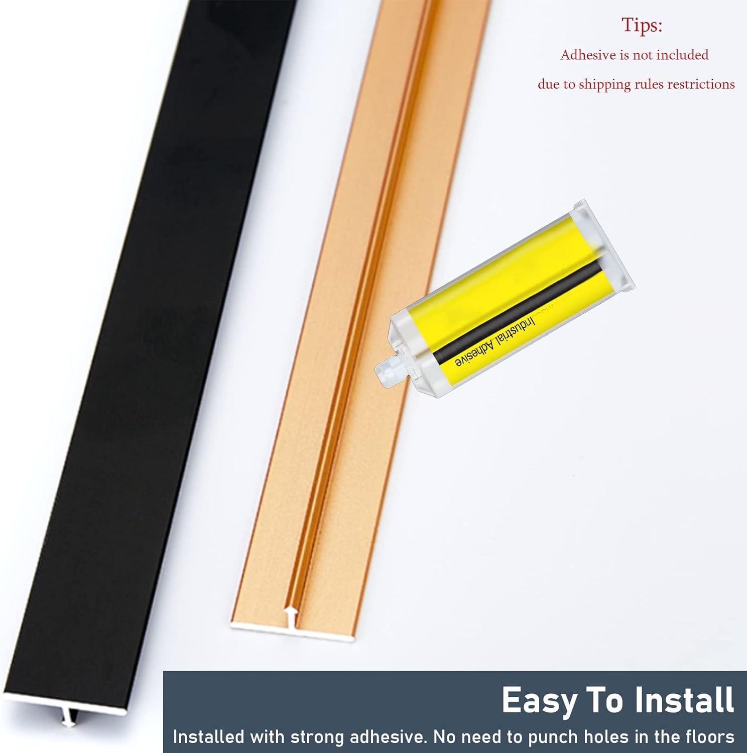 Door Strip Threshold Transition Strip 47.2" / 3.9ft T Molding Floor Transition Strip, Threshold Seam Cover Strip for Vinyl Laminate Tile Cement Floors, Aluminum Wall Gap Trim Strips