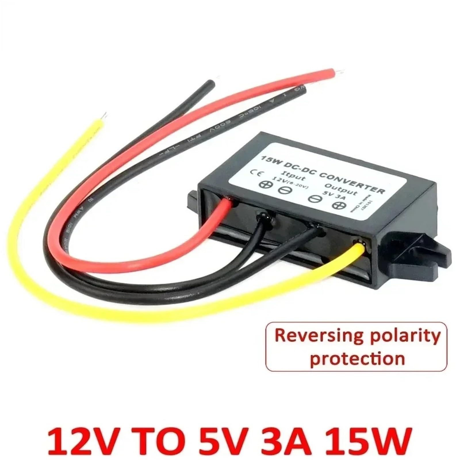 2 szt. przetwornica mocy DC-DC Step-Down 12V na 5V 3A 5A 10A 8-36V do 5V zasilacz 12V do 5V (12V-24V do 5V)