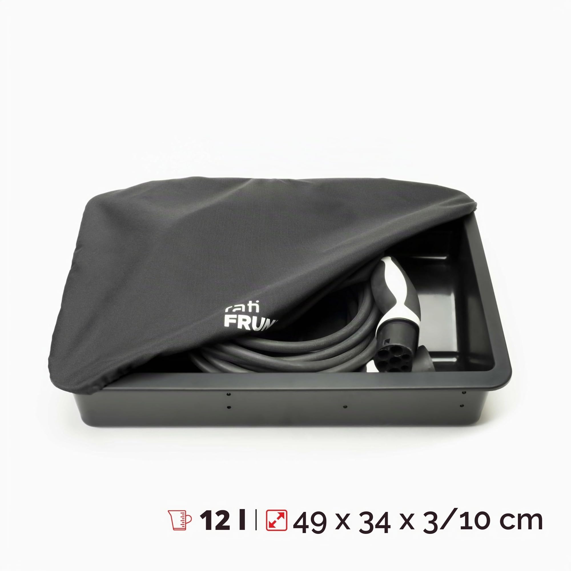 rati Frunk Adatto per MG 4 Electric/MG 4 EV 2023-2026 |Non Compatibile con Il Facelift 2026 |Spazio di archiviazione Anteriore esteso. Perfetto per Cavi di Ricarica, Accessori e Utensili.