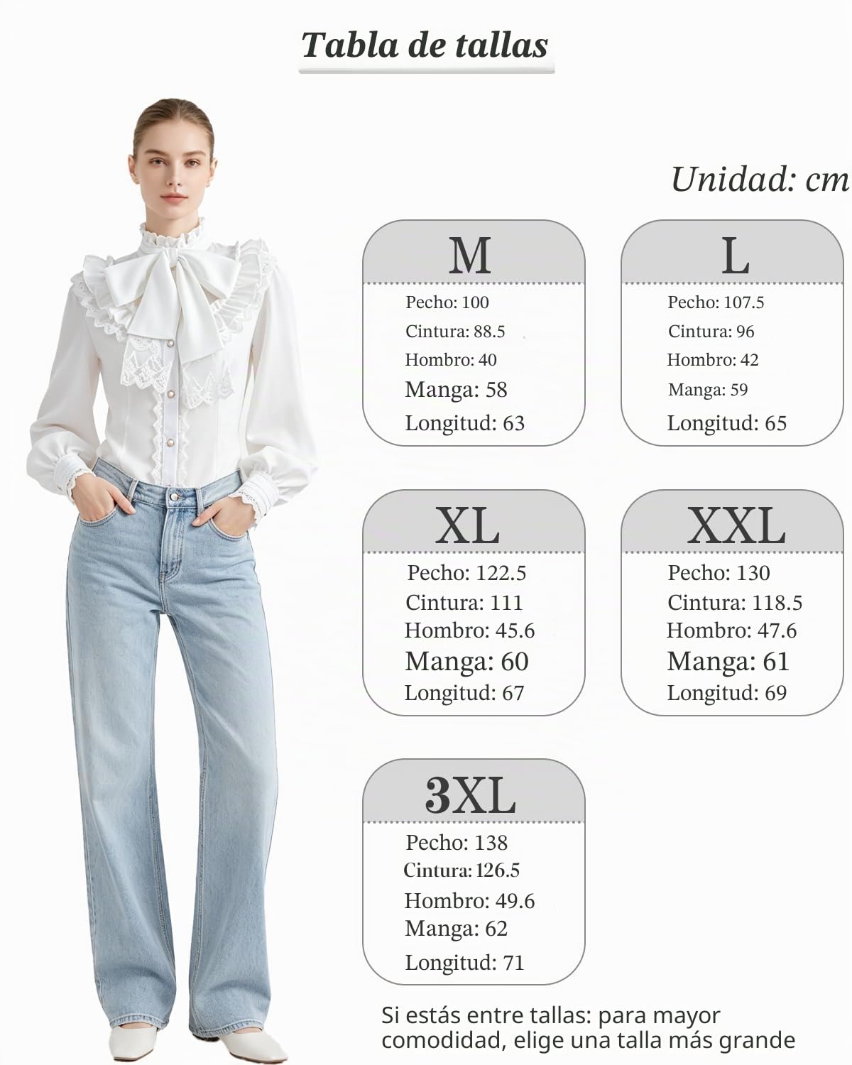 Fiamll Women's Victorian Blouse Vintage Bow Shirt Stand-Up Collar with Ruffles Long Sleeve Shirt