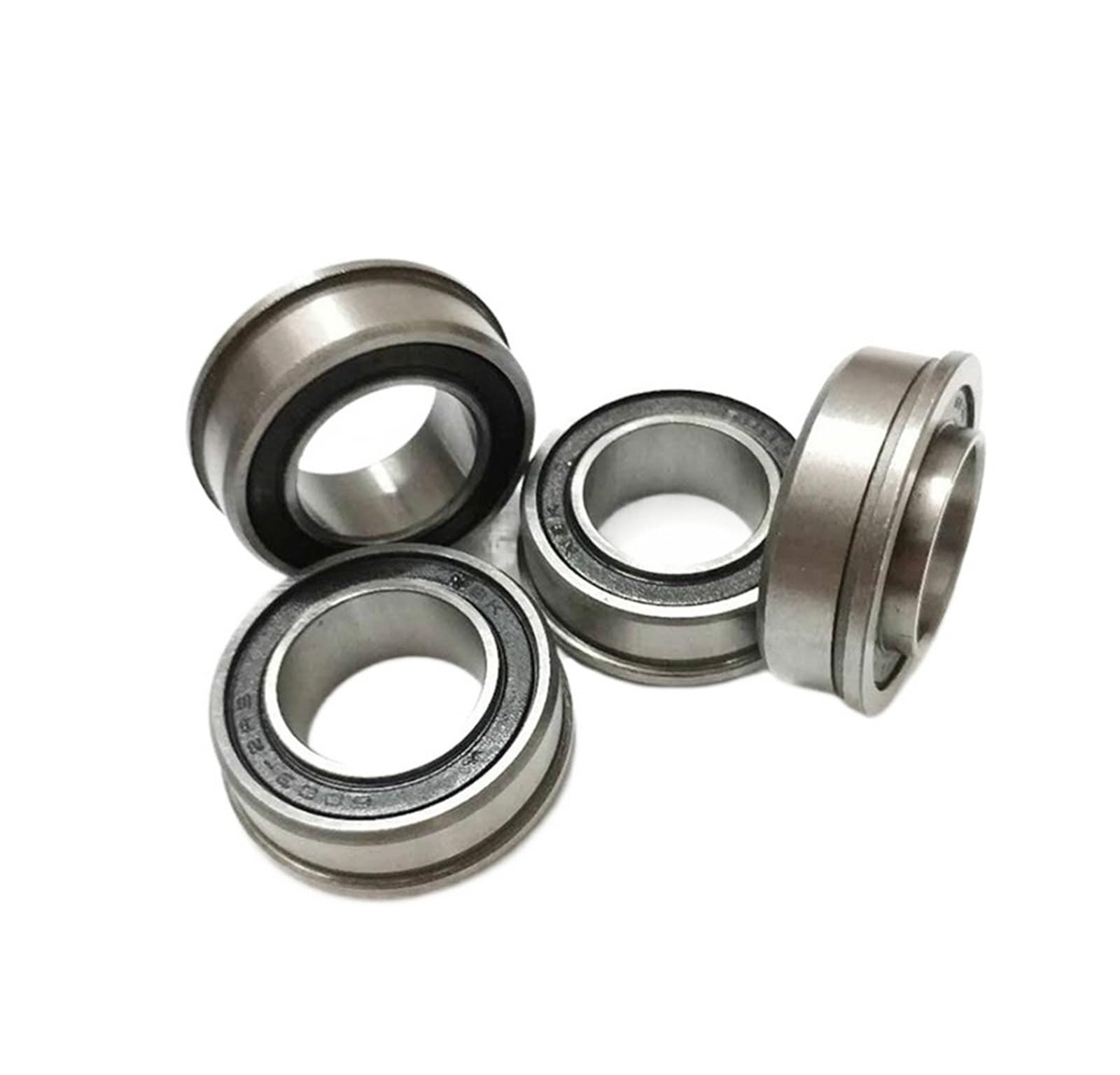 HYUJNAFZR Bimetal Seal Shield Micro deep Groove Bearing 1pcs F6003-2RS 20x35x11mm ABEC-1 Flange Ball Bearings