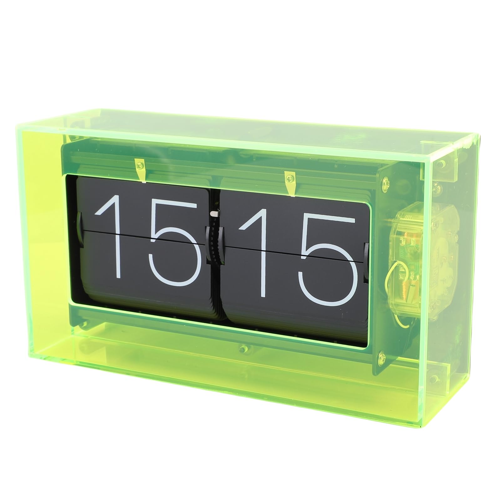 CHICIRIS Orologio a Ribaltina Retro per Ufficio Domestico (Fluorescent