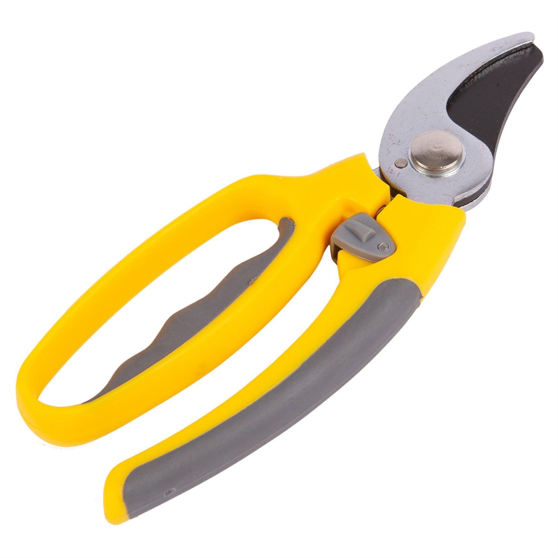 Green Blade Yellow - Deluxe Carbon Steel Secateurs