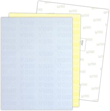 Blanks/Usa Kan't Kopy 8.5-Inch X 11-Inch Carbonless Security Paper, 20 Lbs., Blue, 500 Sheets/Ream (Kc25a1vbl)
