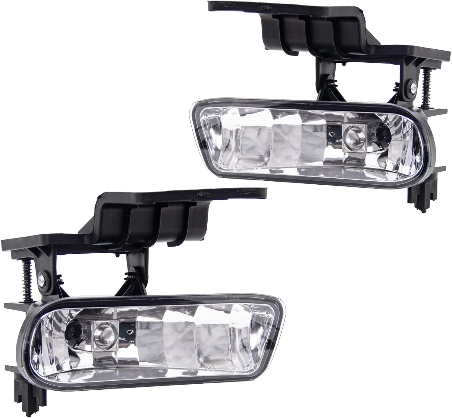 Fog Lights Assembly for 1999-2002 Chevy Silverado 1500 2500, 2000-2001 Chevy Silverado 3500, 2000-2006 Chevy Suburban/Tahoe Fog Light Compatible with 880 12V 27W Bulbs